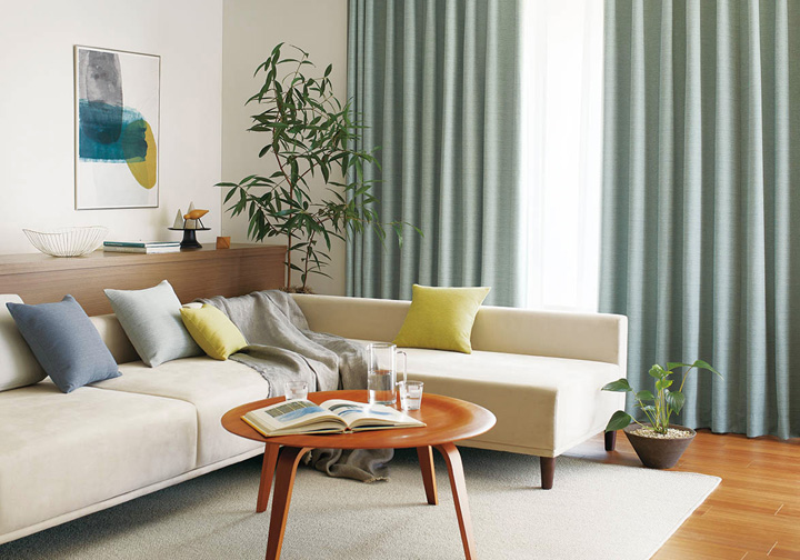 【ナチュラルモダン】のオーダーカーテンのコーディネート例